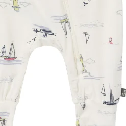 2-Pack Baby Boys Sail Harbor Zip Front Viscose Rompers