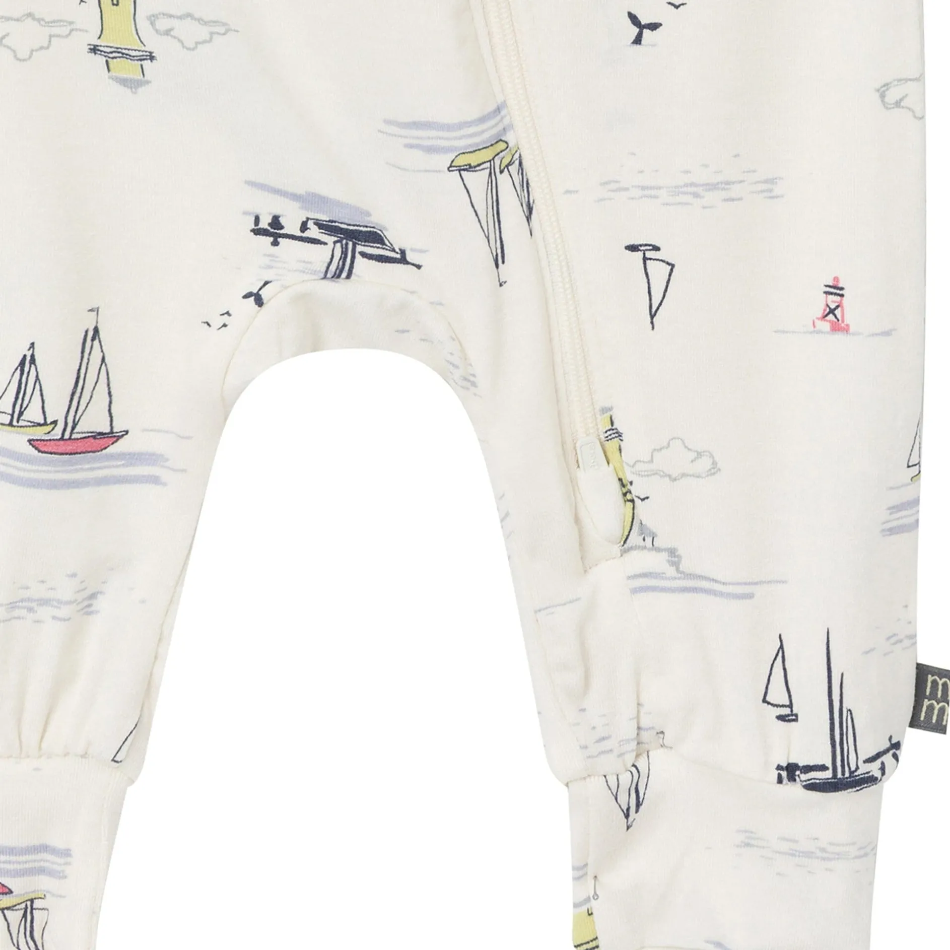 2-Pack Baby Boys Sail Harbor Zip Front Viscose Rompers