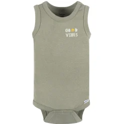 4-Pack Baby Boys Sea Turtles Sleeveless Onesies® Bodysuits