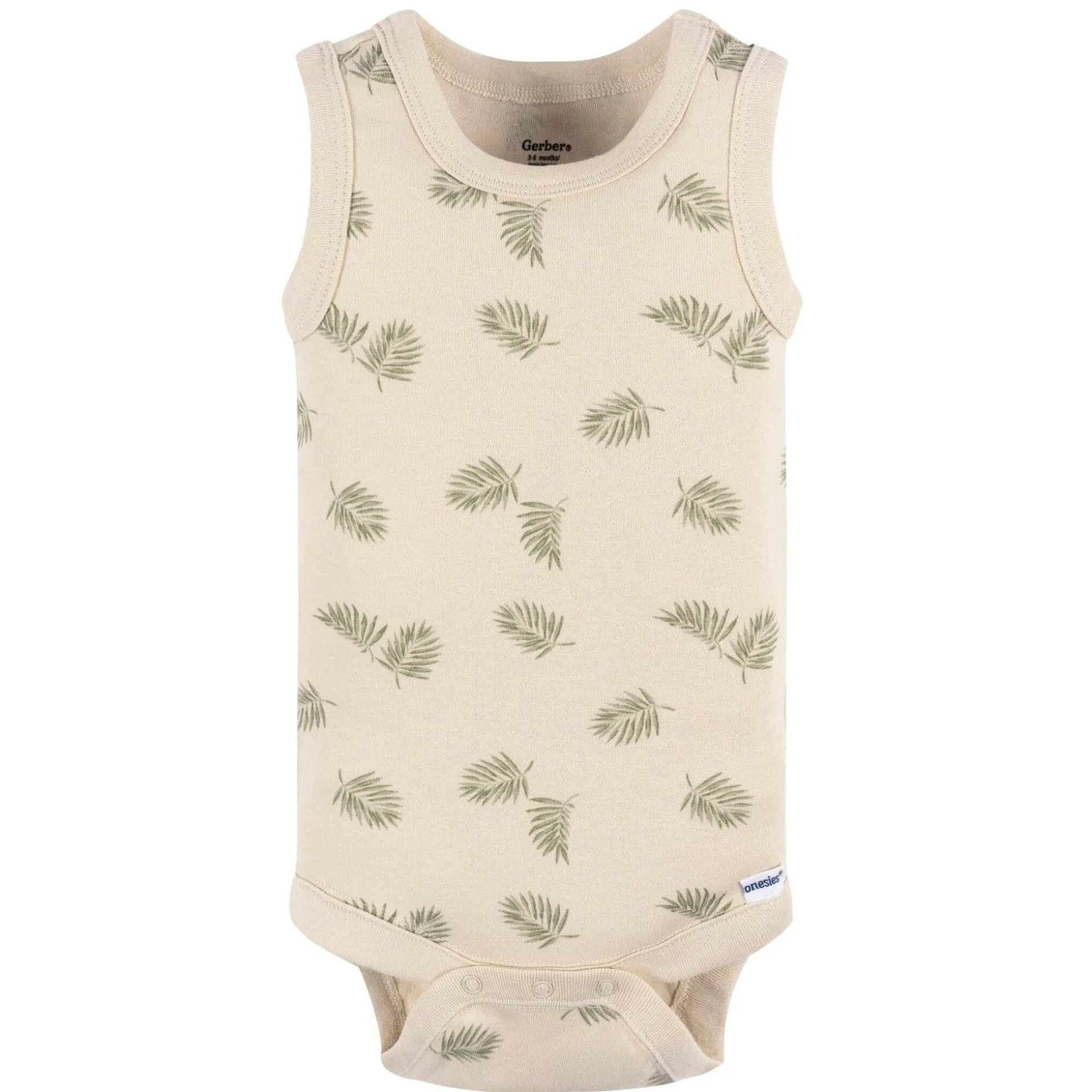 4-Pack Baby Boys Sea Turtles Sleeveless Onesies® Bodysuits