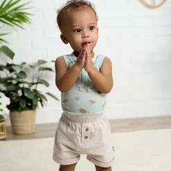 4-Pack Baby Boys Sea Turtles Sleeveless Onesies® Bodysuits