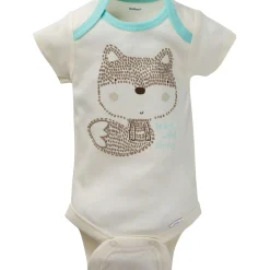 8-Pack Baby Boys Short-Sleeve Fox Onesies® Bodysuits