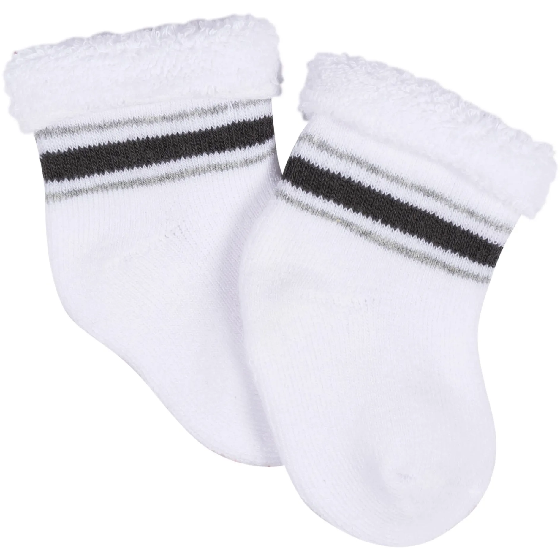 12-Pack Baby Boys Space Explorer Terry Wiggle Proof® Socks