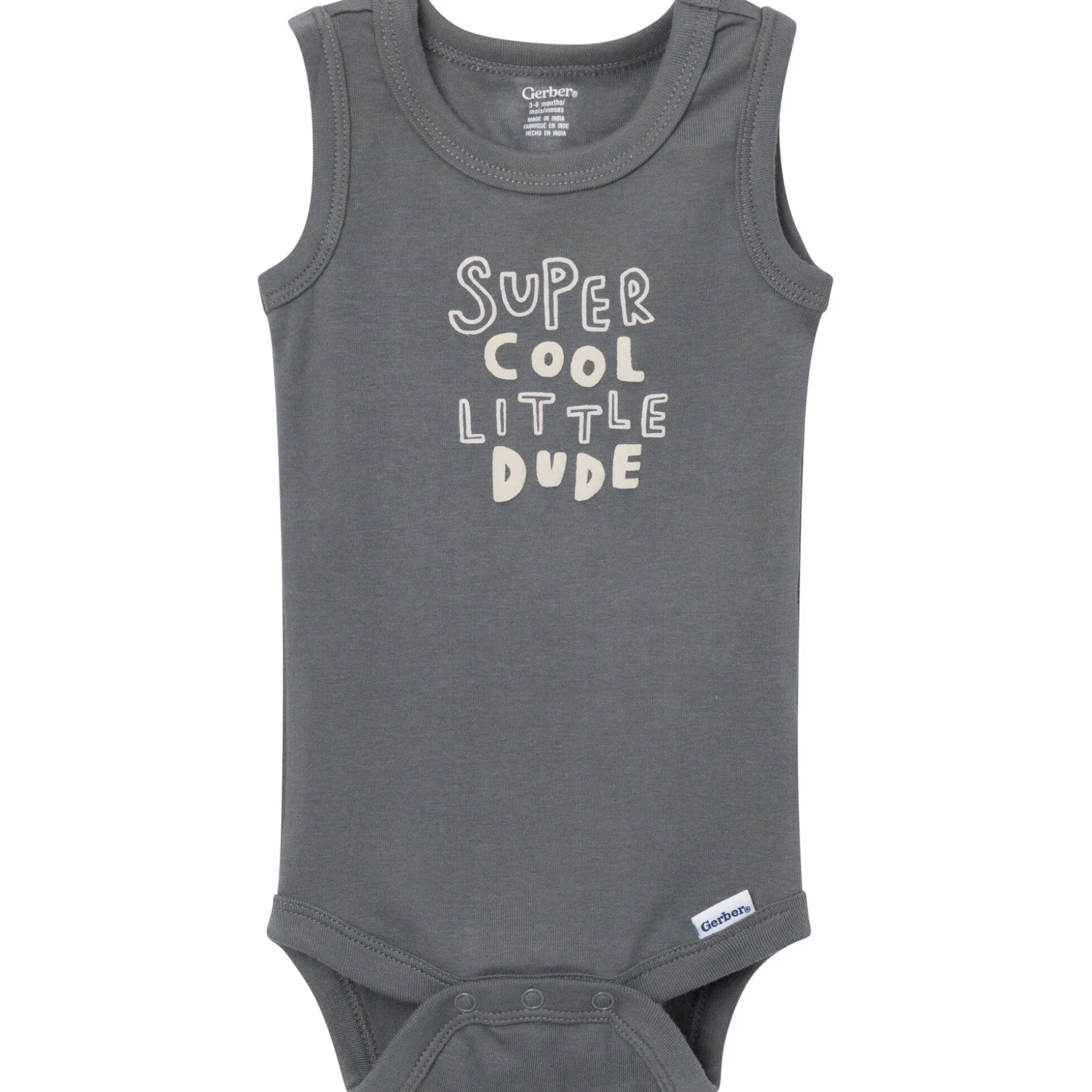 4-Pack Baby Boys Surfer Dude Sleeveless Bodysuits