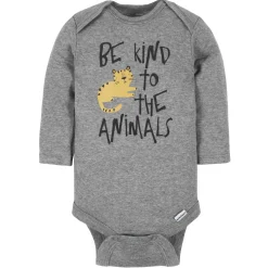 6-Pack Baby Boys Tiger Long Sleeve Onesies® Bodysuits