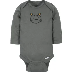 6-Pack Baby Boys Tiger Long Sleeve Onesies® Bodysuits