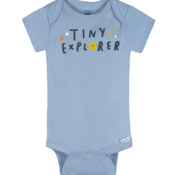 3-Pack Baby Boys Tiny Explorer Short Sleeve Onesies® Bodysuits