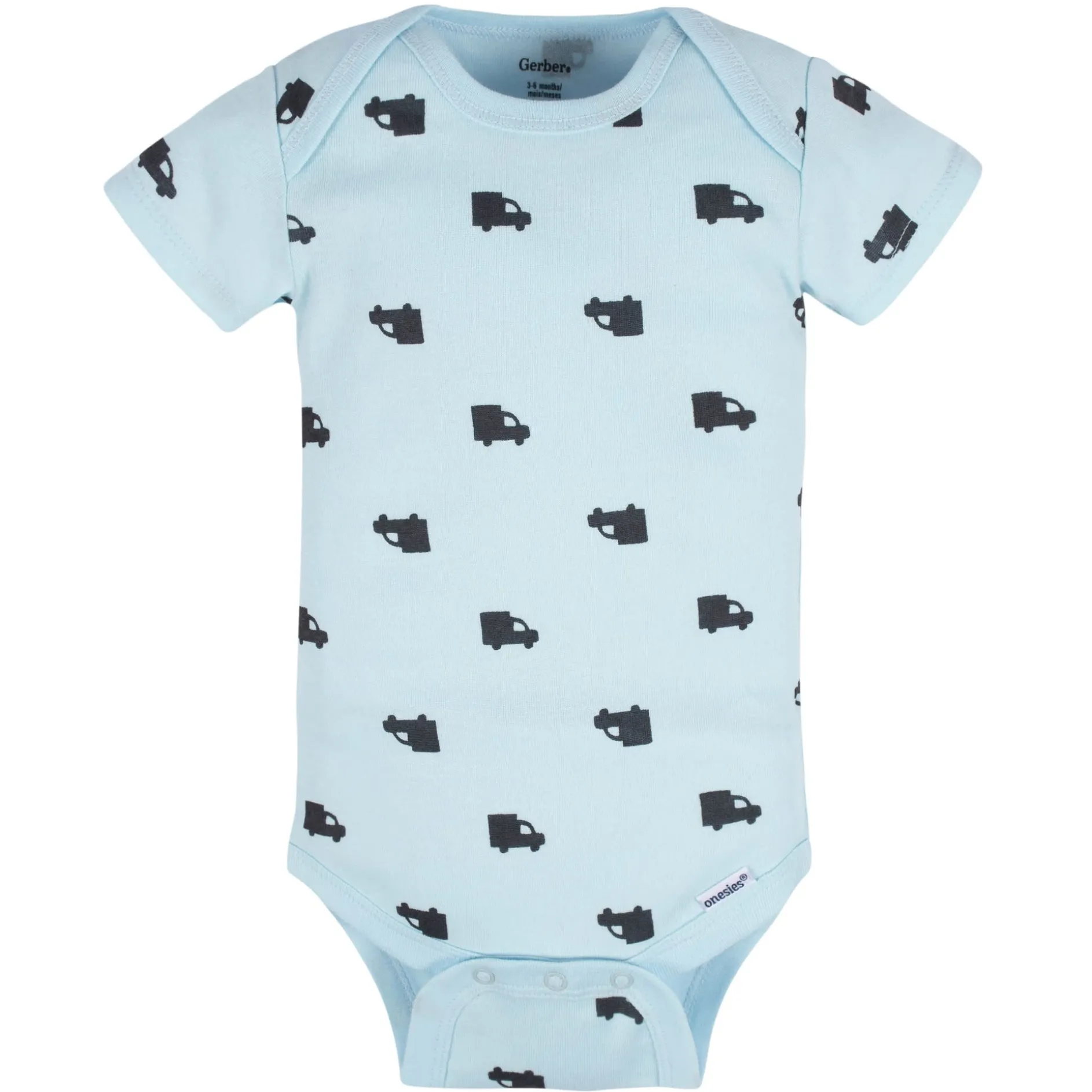 8-Pack Baby Boys Transportation Zone Onesies® Bodysuits