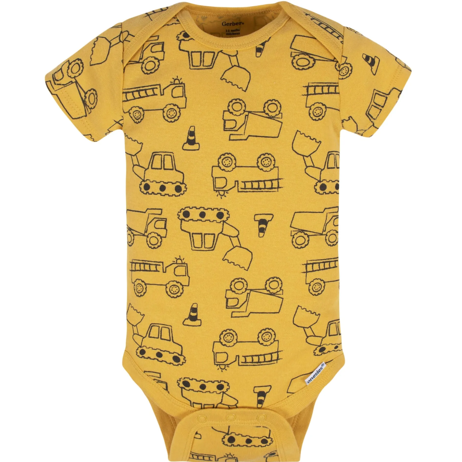 8-Pack Baby Boys Transportation Zone Onesies® Bodysuits