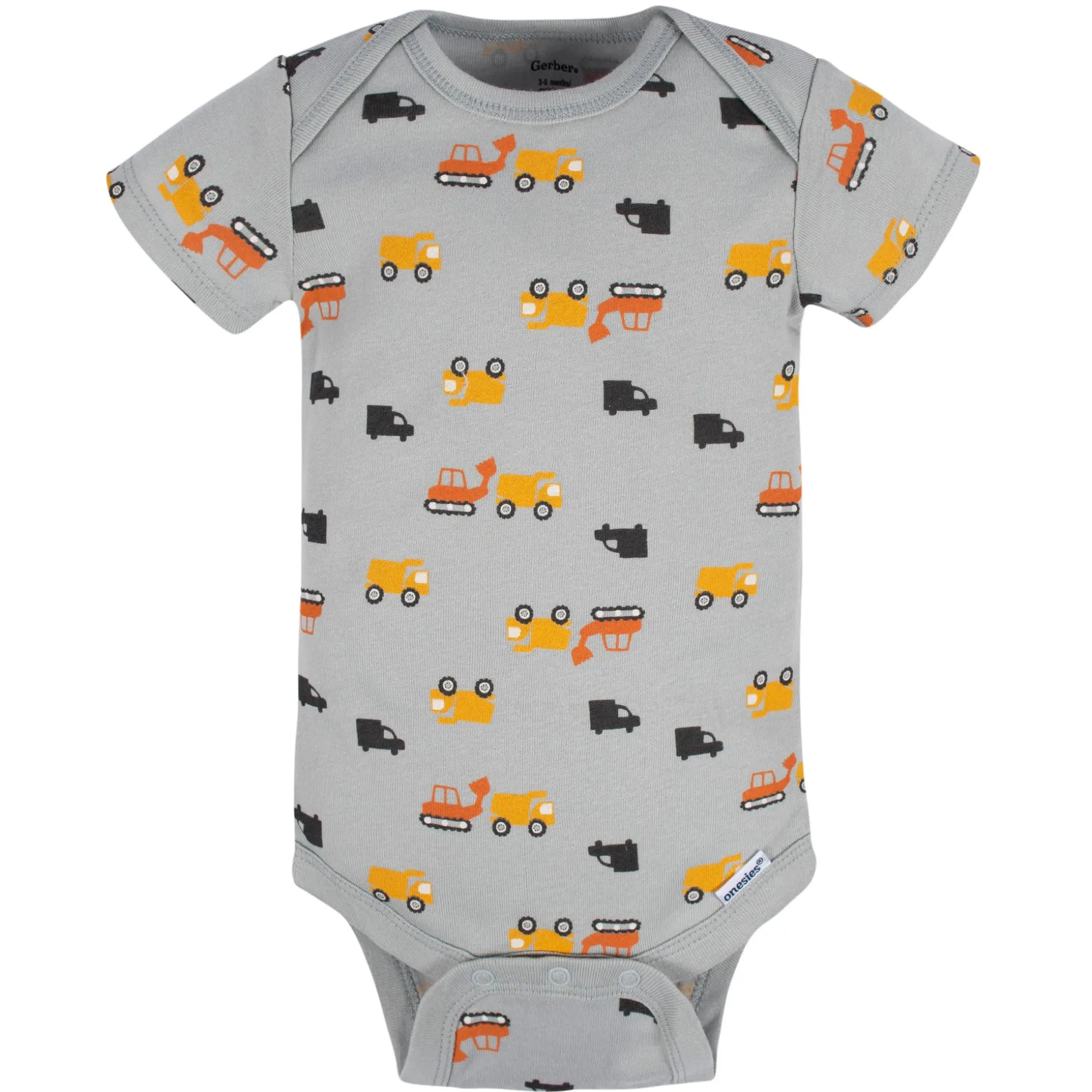 8-Pack Baby Boys Transportation Zone Onesies® Bodysuits