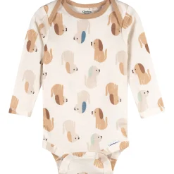 3-Pack Baby Boys Wild Woofy Long Sleeve Onesies® Bodysuits