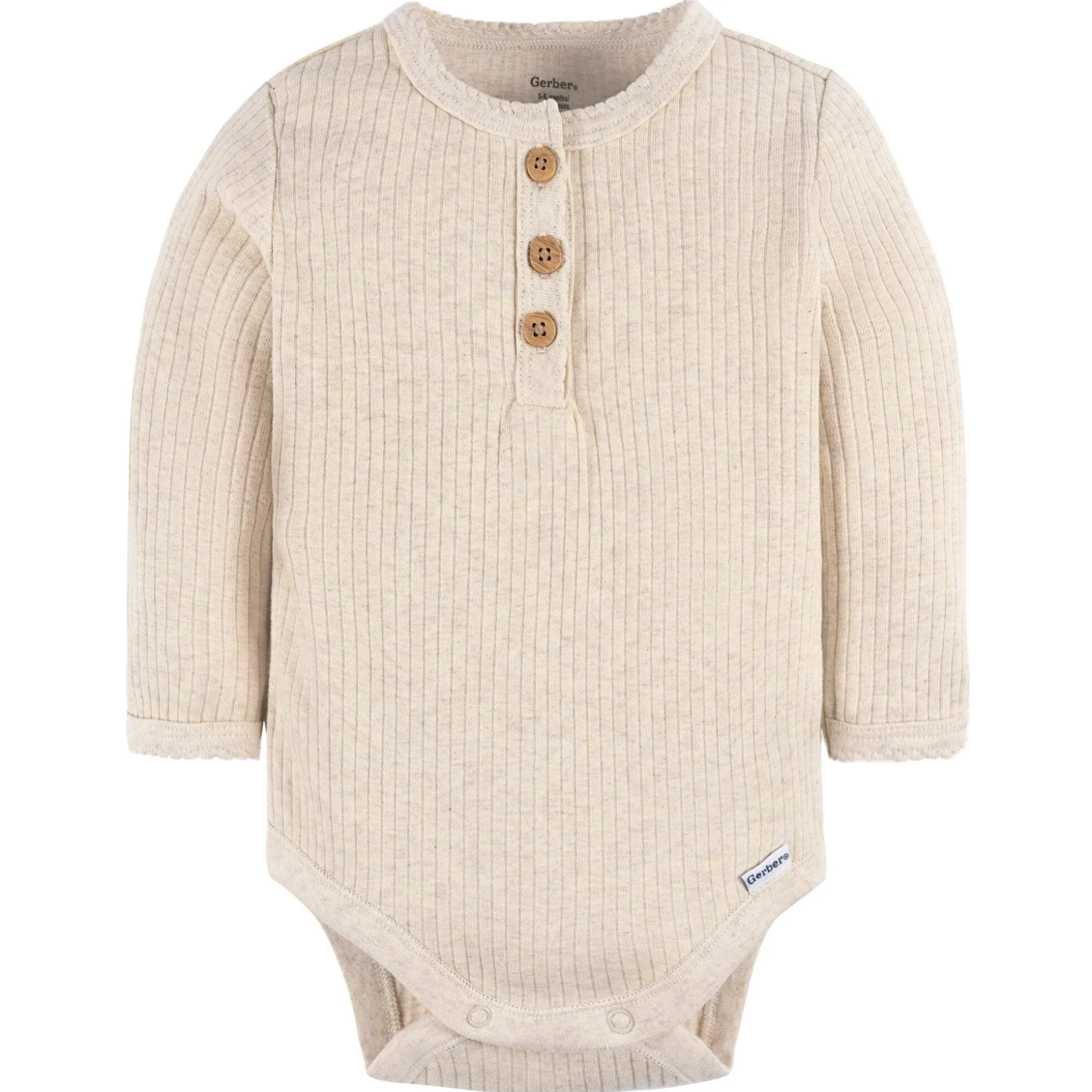 2-Pack Baby Girls Berries Henley Onesies® Bodysuits
