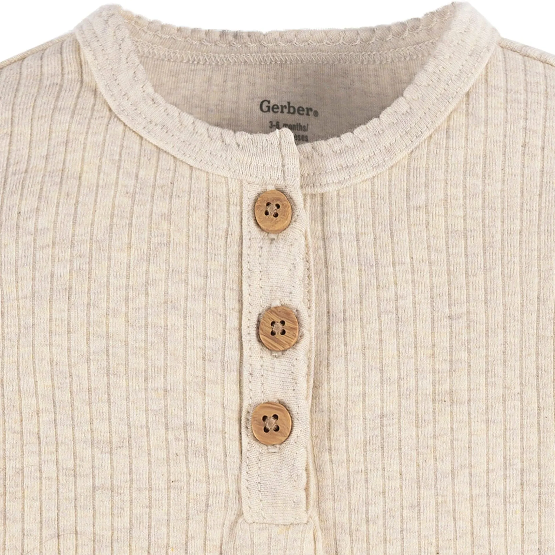 2-Pack Baby Girls Berries Henley Onesies® Bodysuits