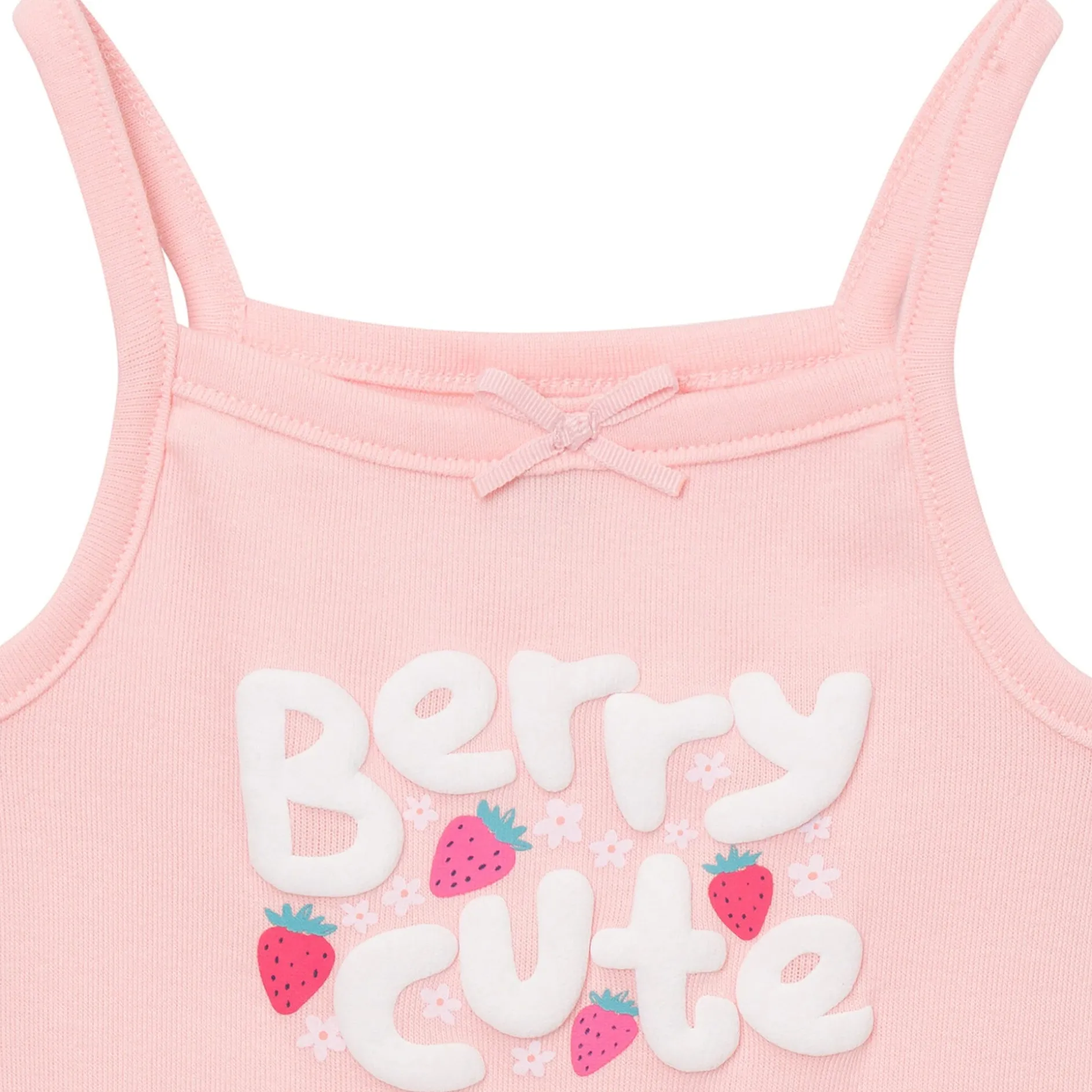 4-Pack Baby Girls Berries Sleeveless Bodysuits