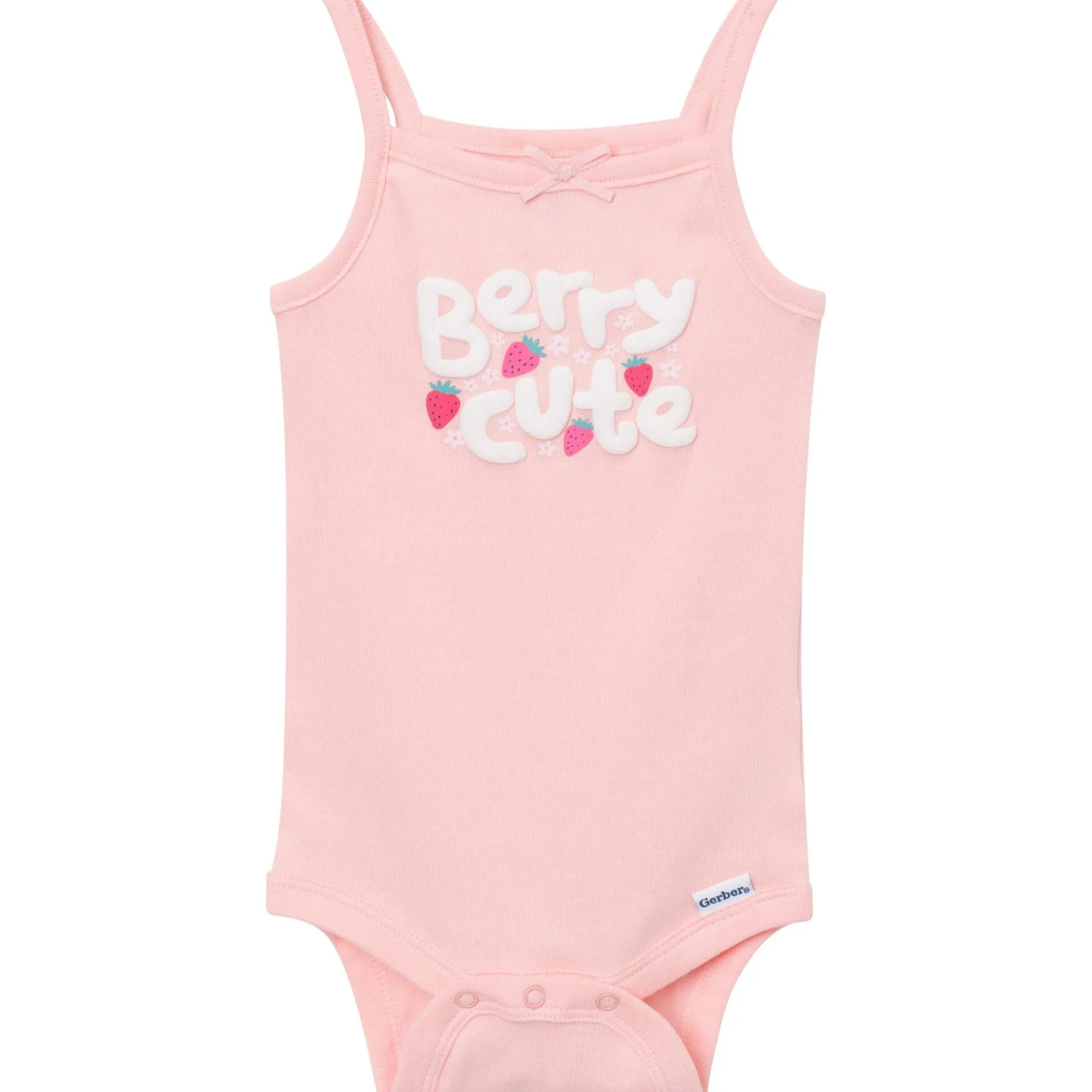 4-Pack Baby Girls Berries Sleeveless Bodysuits