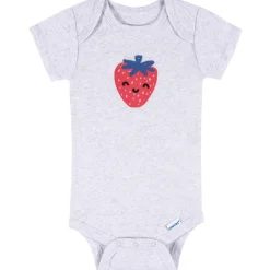 8-Pack Baby Girls Berry Happy Short Sleeve Onesies® Bodysuits