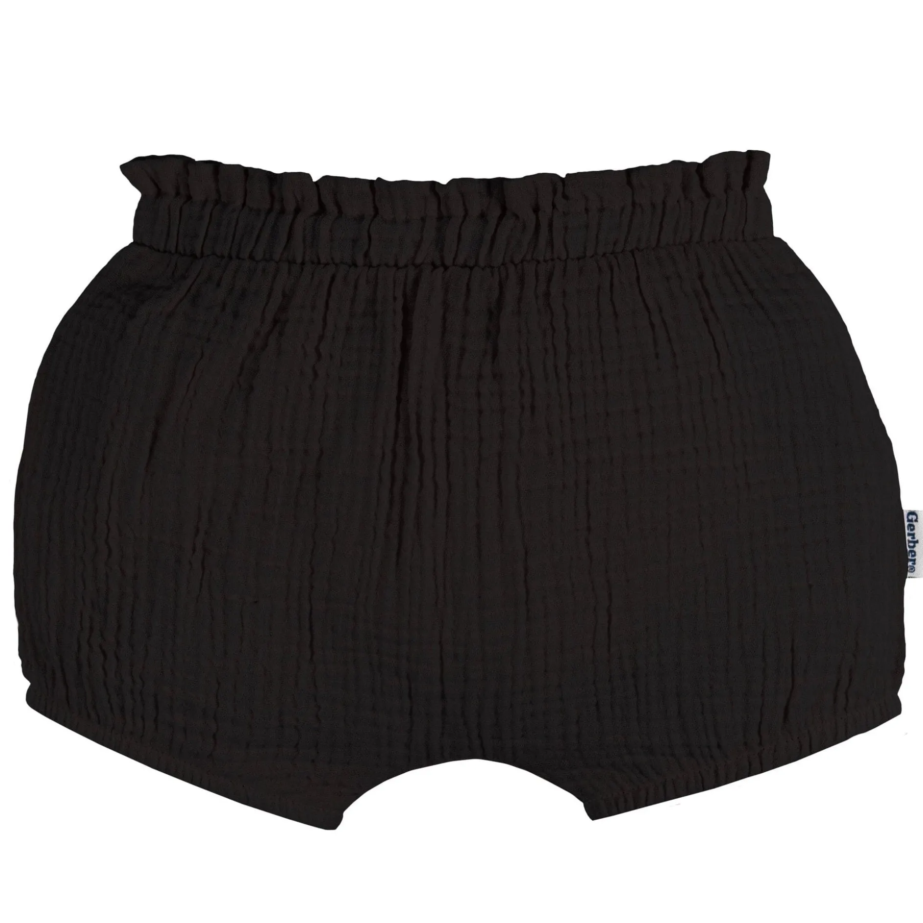 3-Pack Baby Girls Black, Tan Dot & Pink Gauze Bubble Shorts