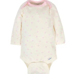 6-Pack Baby Girls Bunny Long Sleeve Onesies® Bodysuits