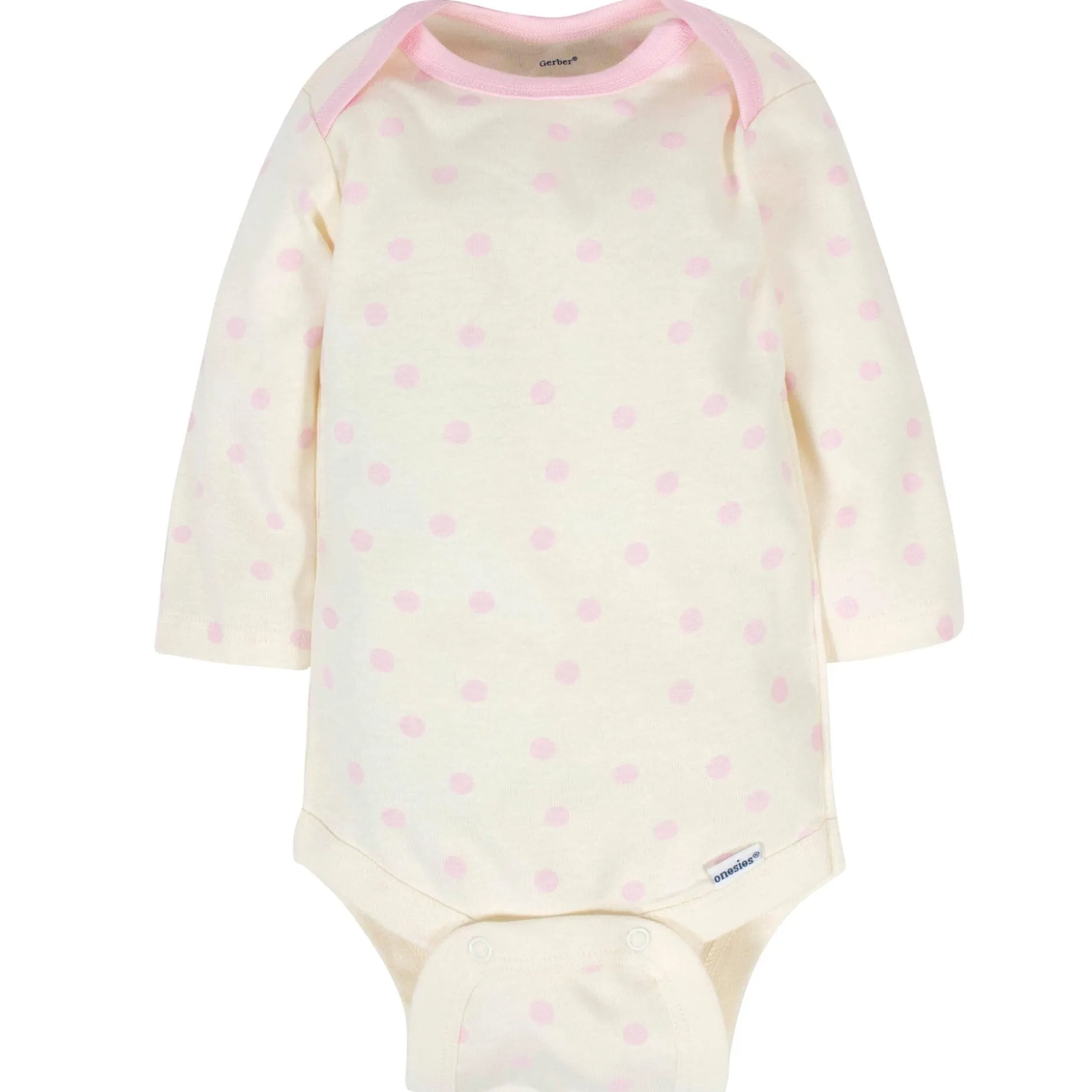 6-Pack Baby Girls Bunny Long Sleeve Onesies® Bodysuits