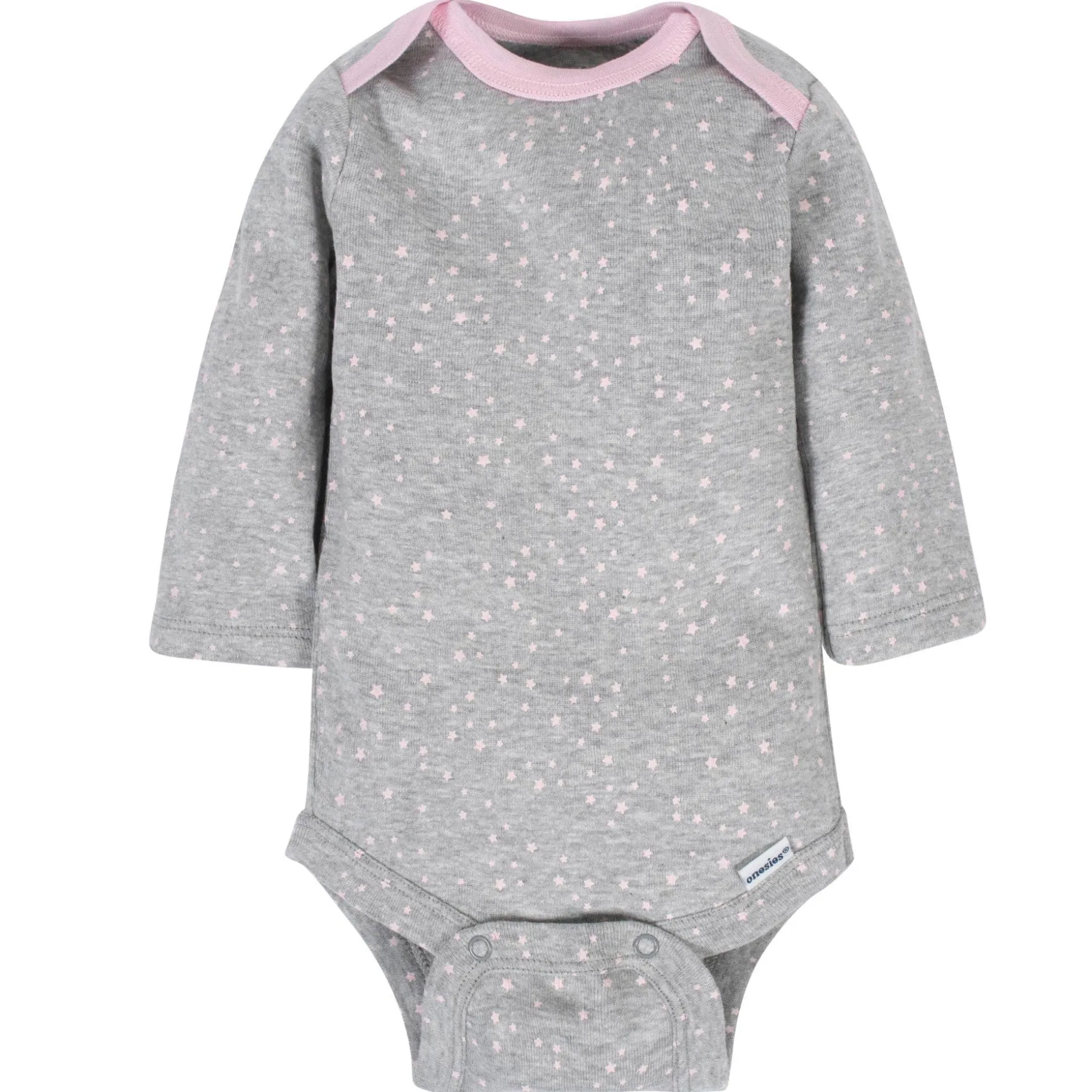 6-Pack Baby Girls Bunny Long Sleeve Onesies® Bodysuits
