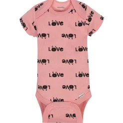 8-Pack Baby Girls Bunny Onesies® Brand Bodysuits