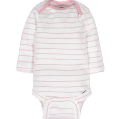 6-Pack Baby Girls Castle Long Sleeve Onesies® Bodysuits