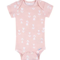 8-Pack Baby Girls Cool Snacks Short Sleeve Onesies® Bodysuits