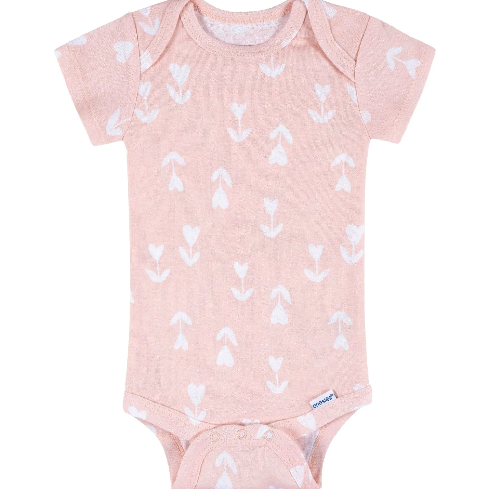 8-Pack Baby Girls Cool Snacks Short Sleeve Onesies® Bodysuits