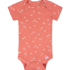 8-Pack Baby Girls Cool Snacks Short Sleeve Onesies® Bodysuits