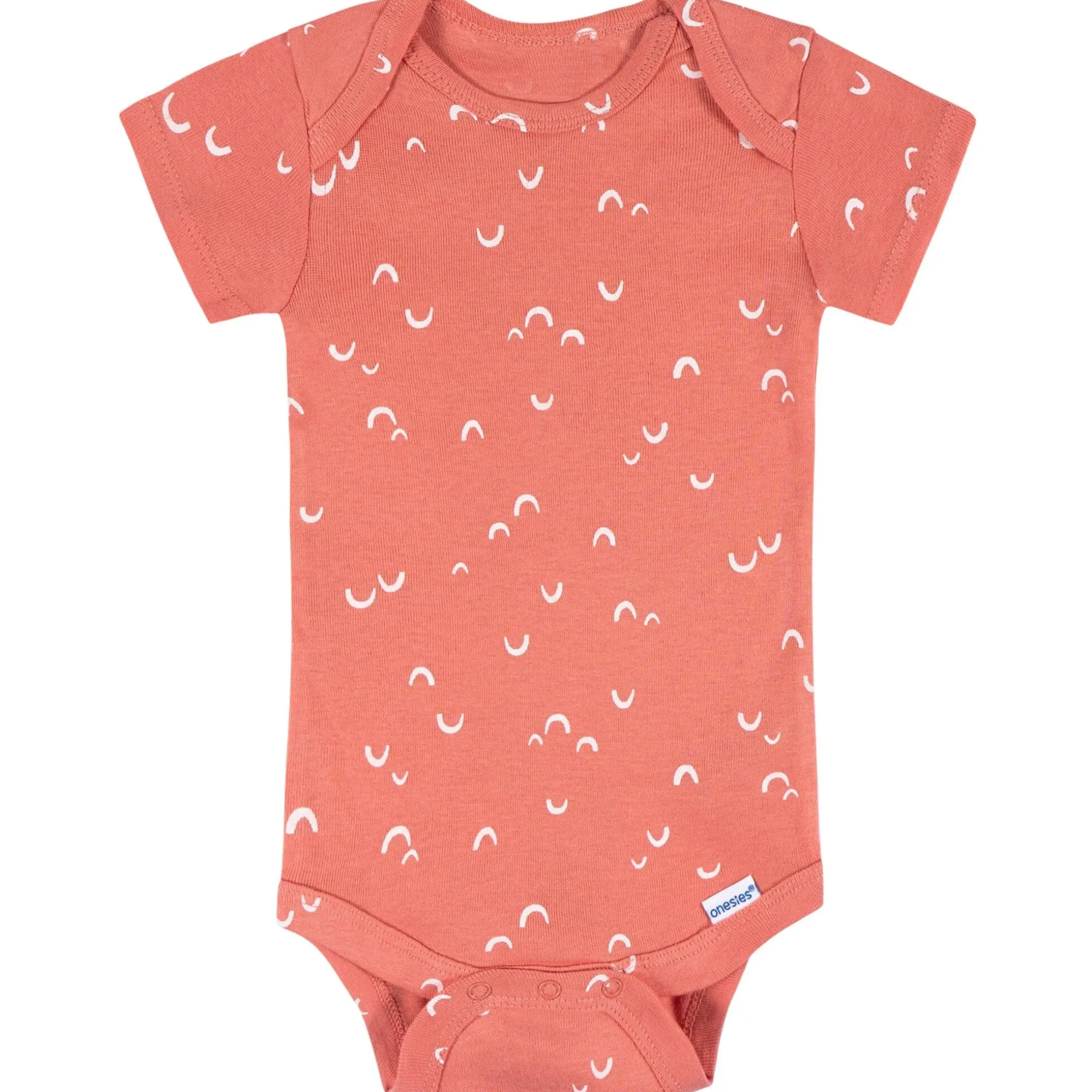 8-Pack Baby Girls Cool Snacks Short Sleeve Onesies® Bodysuits