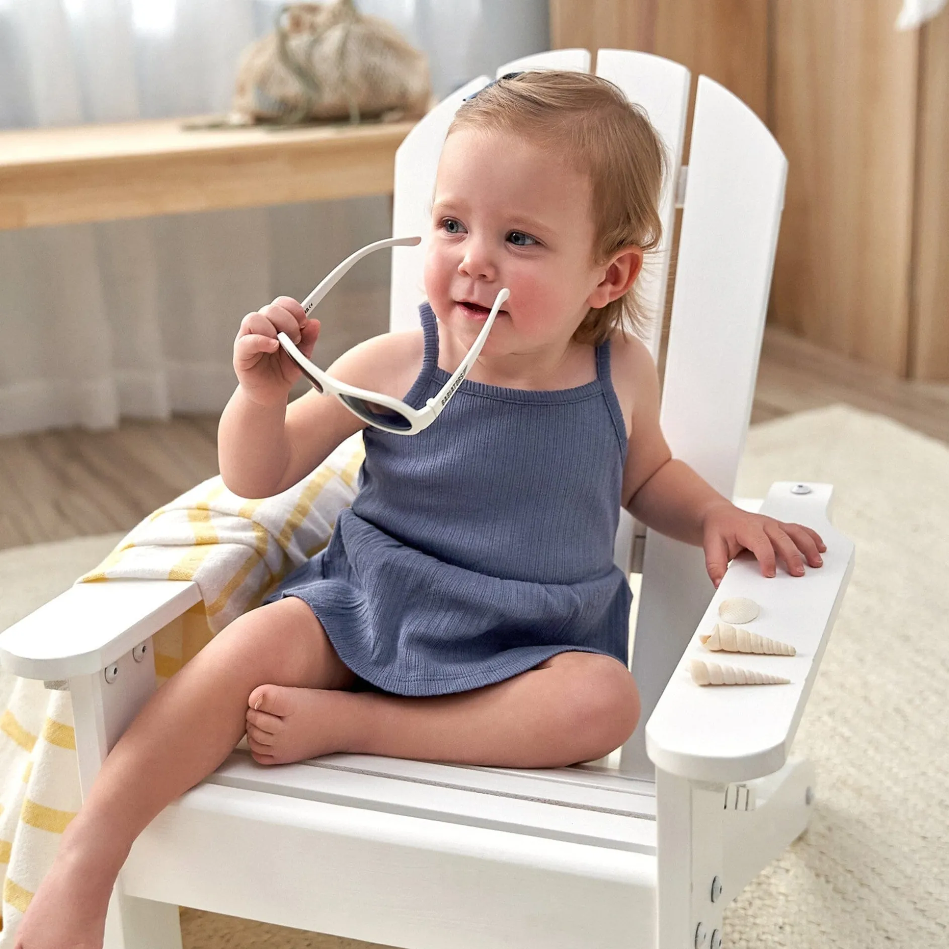 3-Pack Baby Girls Coral, Gray, & Navy Sleeveless Skirted Onesies® Bodysuits