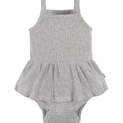3-Pack Baby Girls Coral, Gray, & Navy Sleeveless Skirted Onesies® Bodysuits