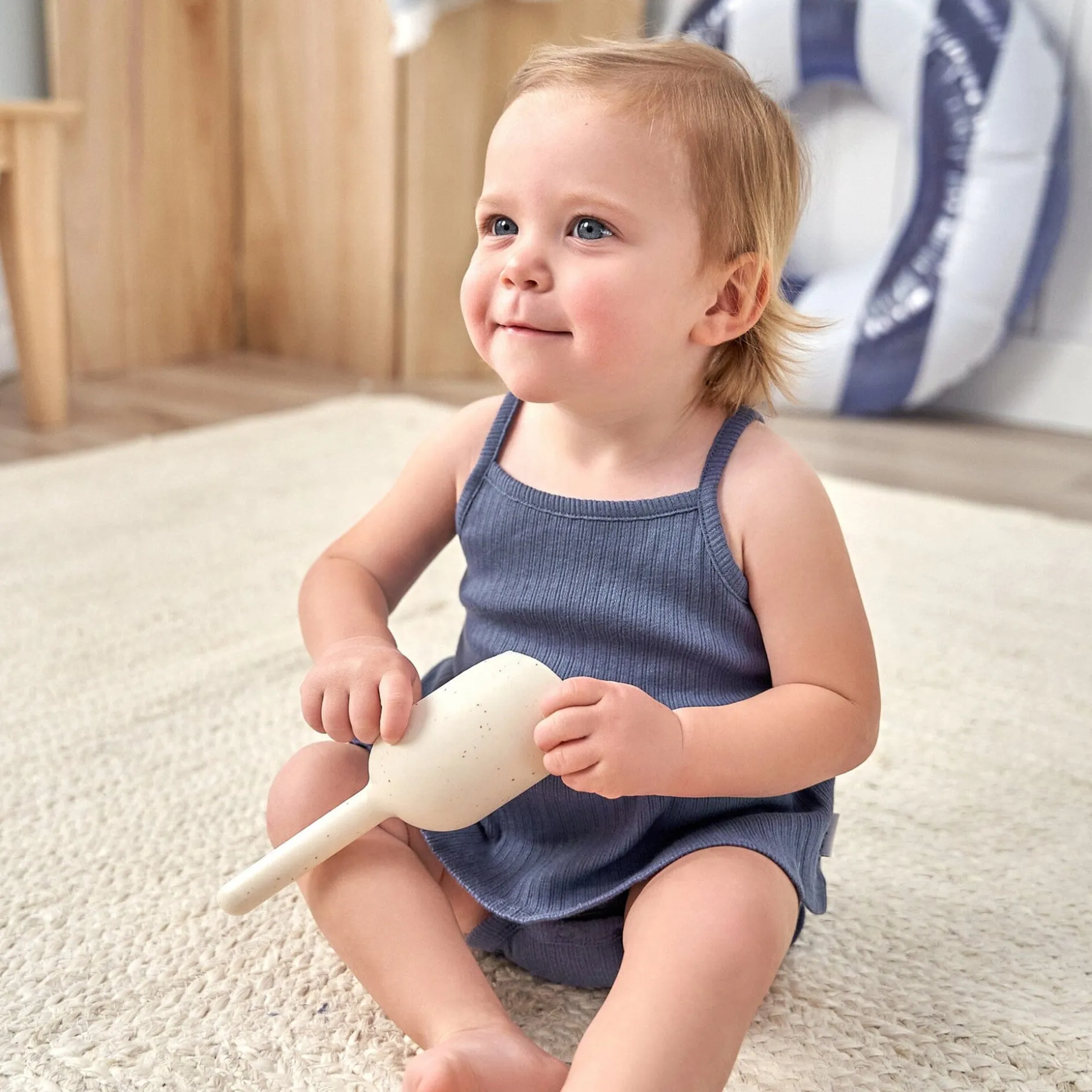 3-Pack Baby Girls Coral, Gray, & Navy Sleeveless Skirted Onesies® Bodysuits