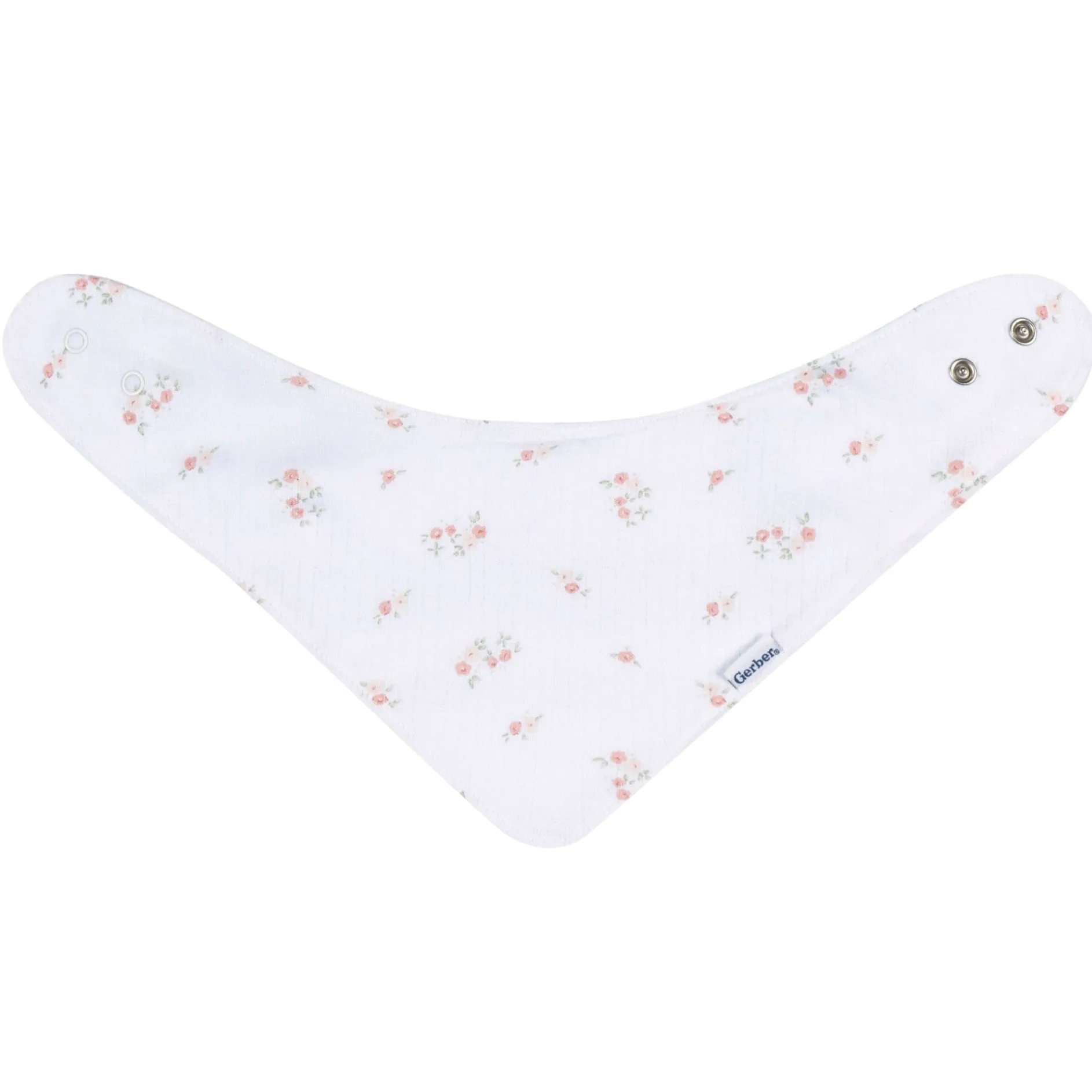 3-Pack Baby Girls Deer Bandana Bib