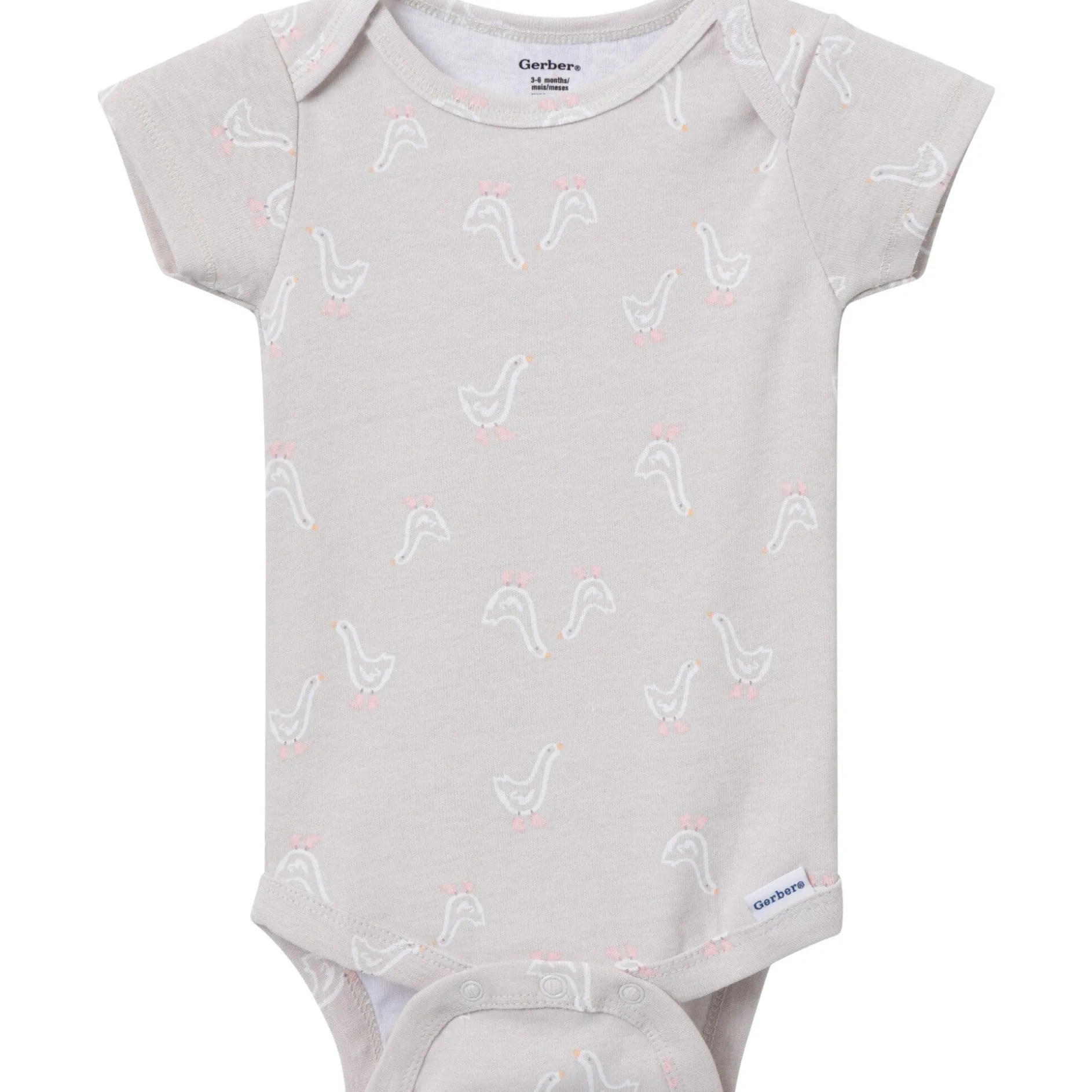 3-Pack Baby Girls Farm Family Short Sleeve Onesies® Bodysuits