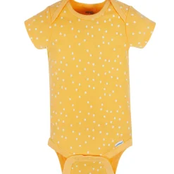 8-Pack Baby Girls Floral Fox Short Sleeve Onesies® Bodysuits
