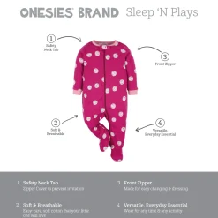 4-Pack Baby Girls Floral Fox Sleep 'N Plays