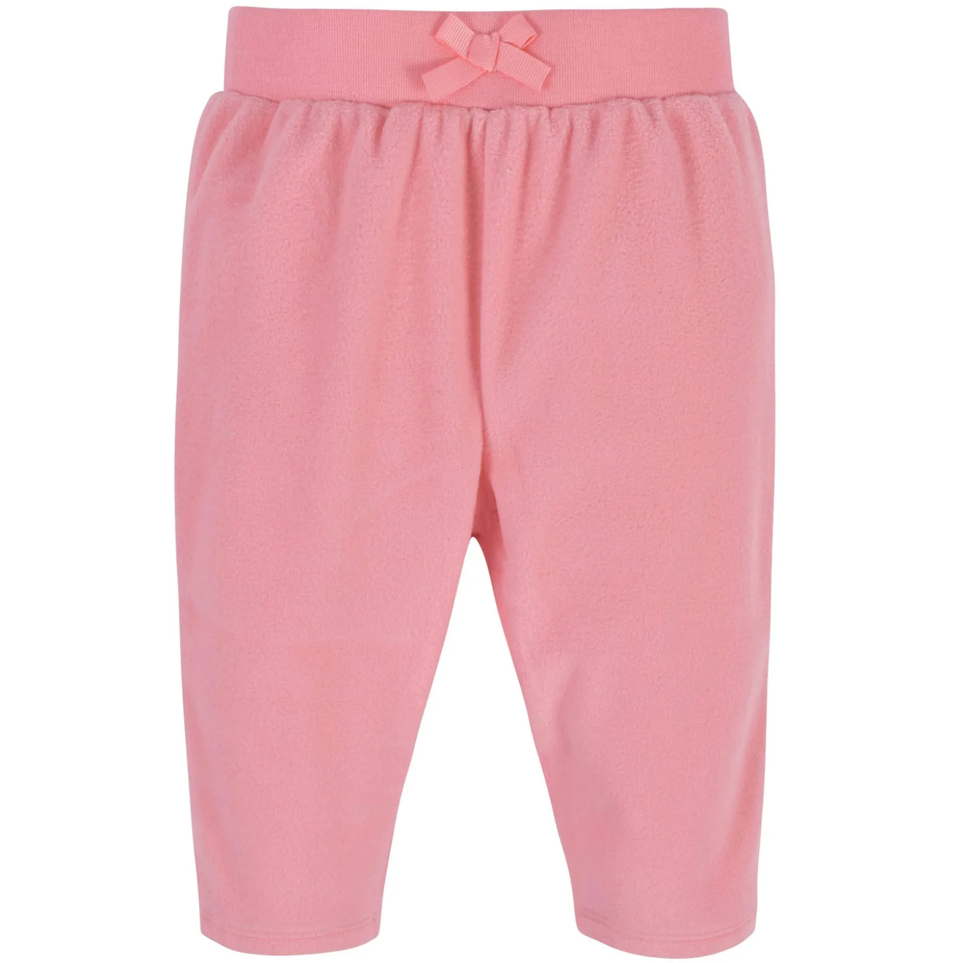 4-Pack Baby Girls Floral Microfleece Pants