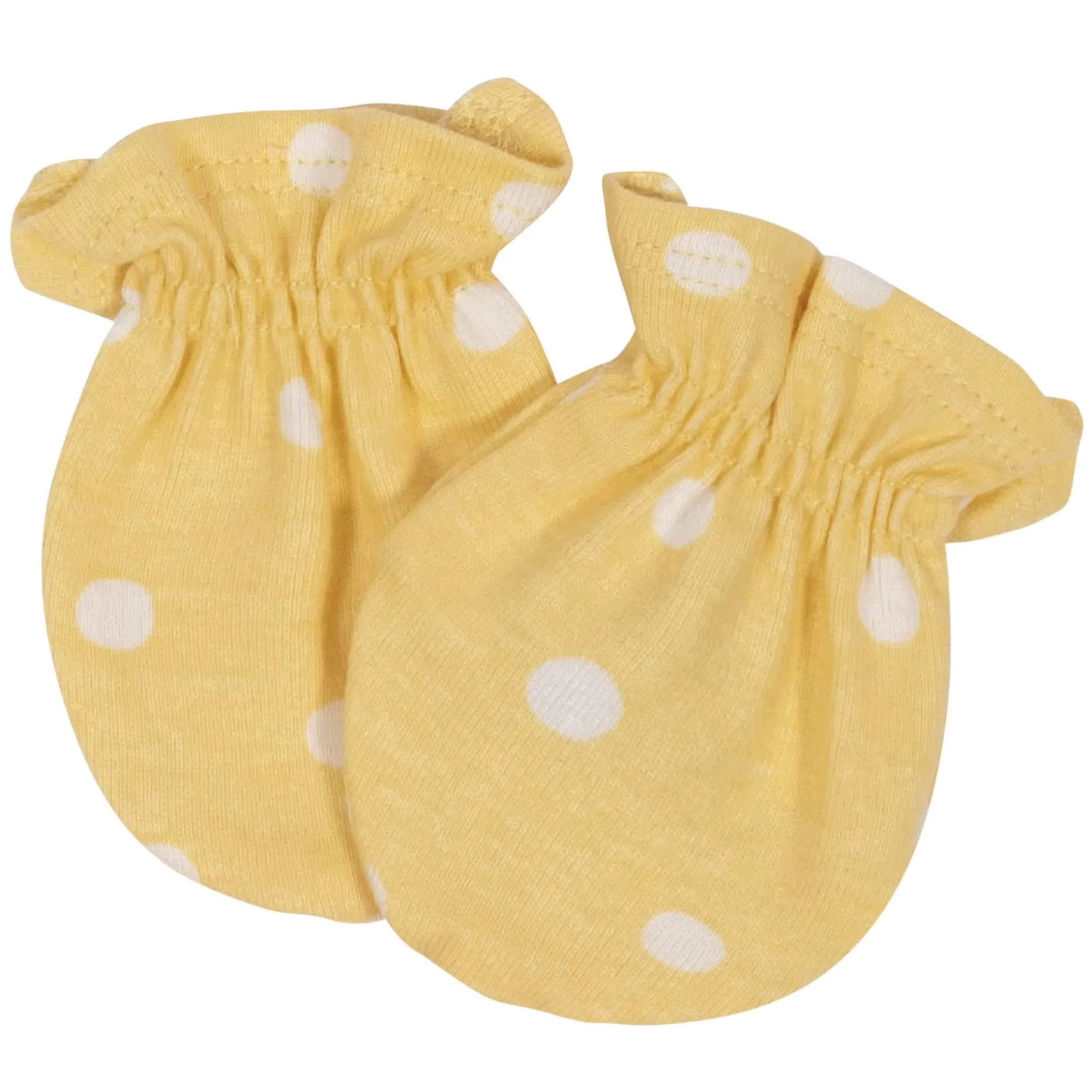 4-Pack Baby Girls Flower Pot No Scratch Mittens