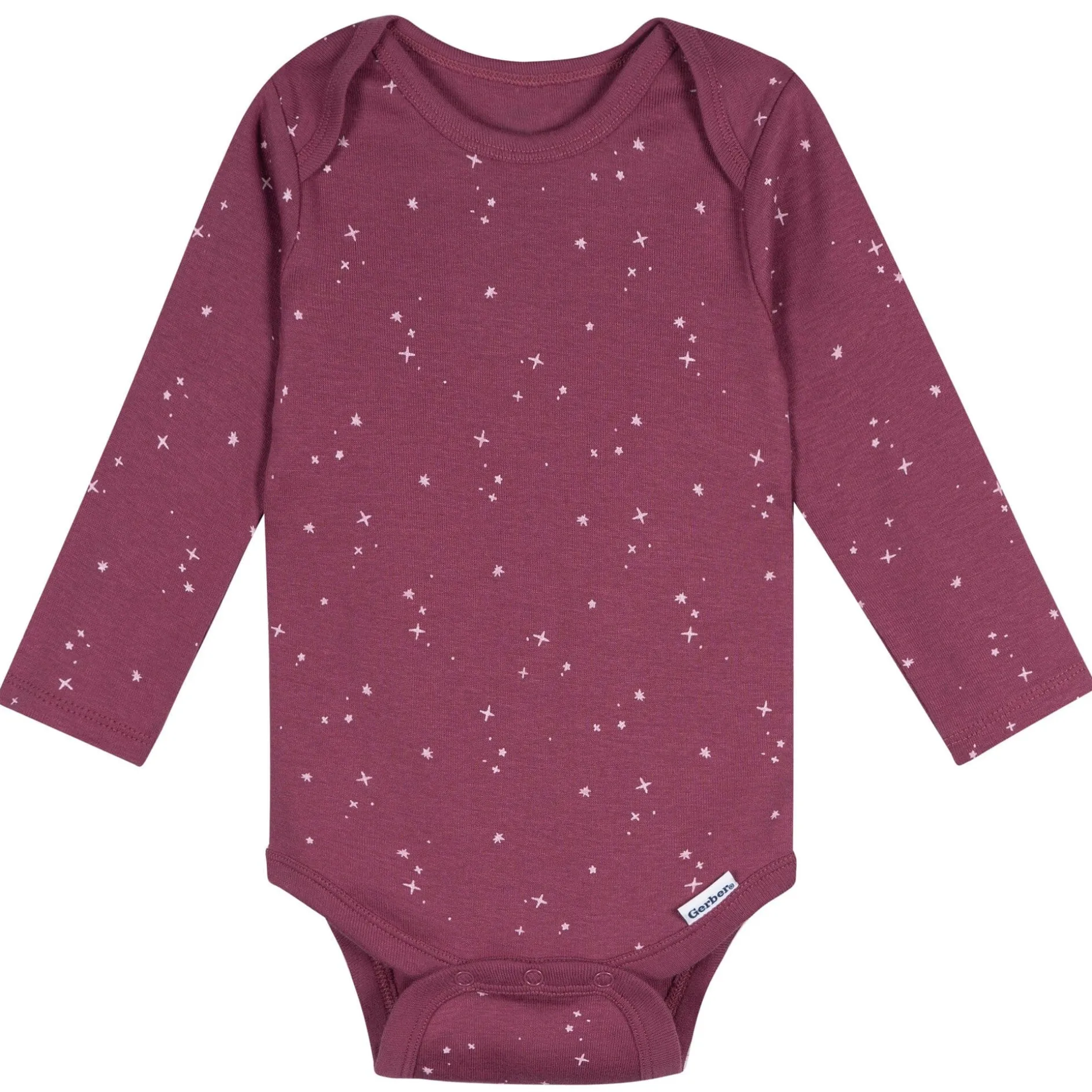 5-Pack Baby Girls Flowers Long Sleeve Bodysuits
