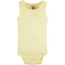5-Pack Baby Girls Flowers & Rainbows Sleeveless Onesies® Bodysuits