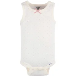 5-Pack Baby Girls Flowers Sleeveless Onesies® Bodysuits