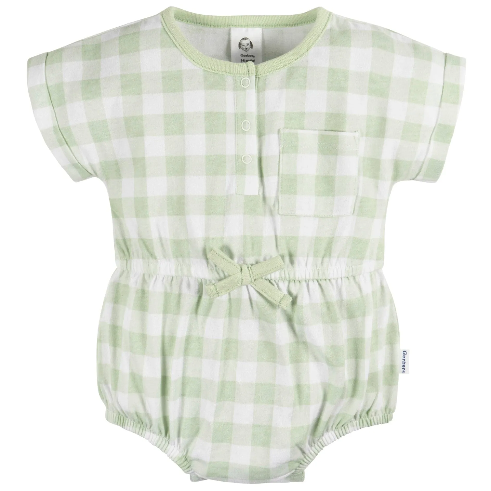 2-Pack Baby Girls Fruit Rompers