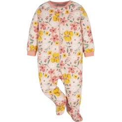 4-Pack Baby Girls Golden Floral Sleep 'N Plays