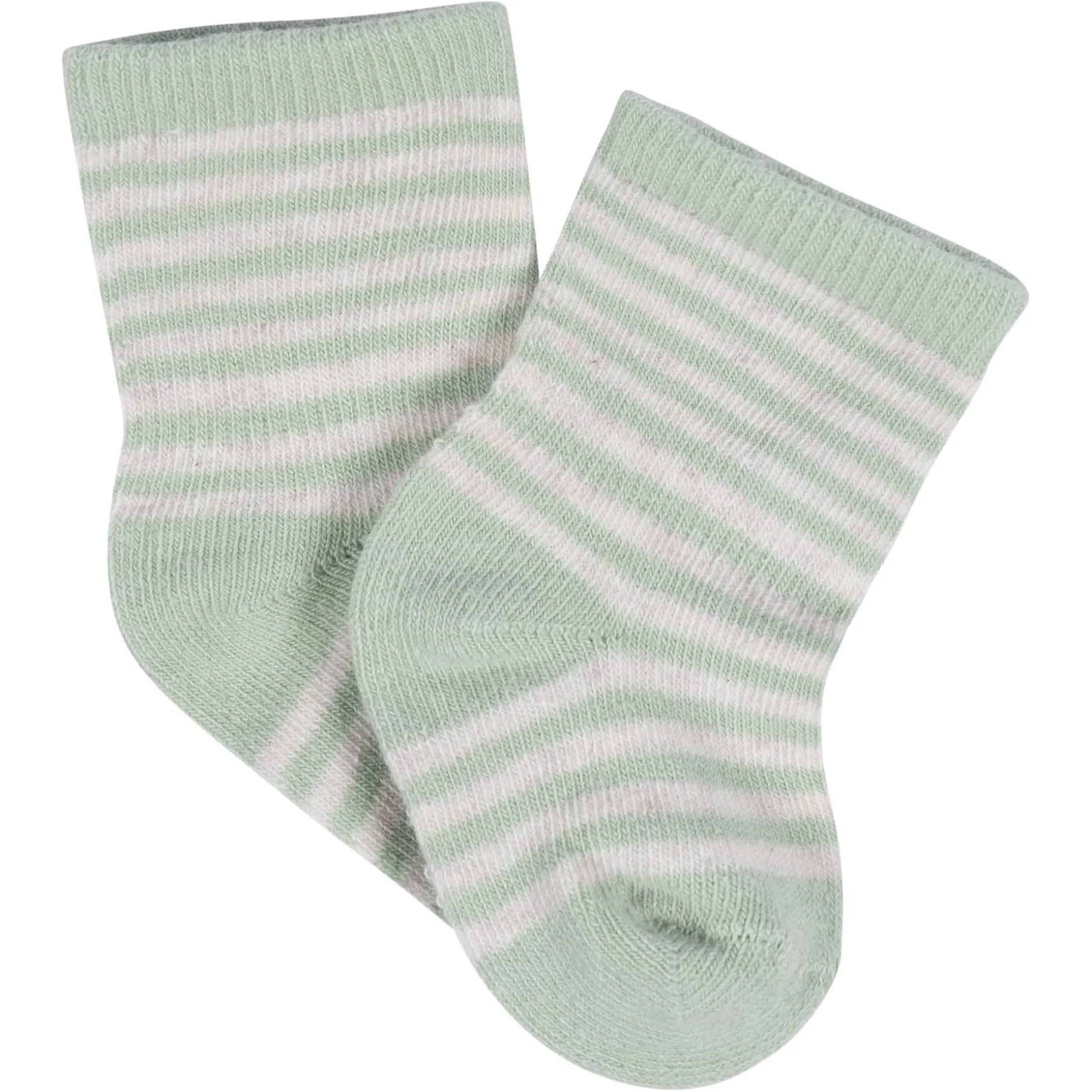 8-Pack Baby Girls Golden Floral Jersey Wiggle Proof® Socks