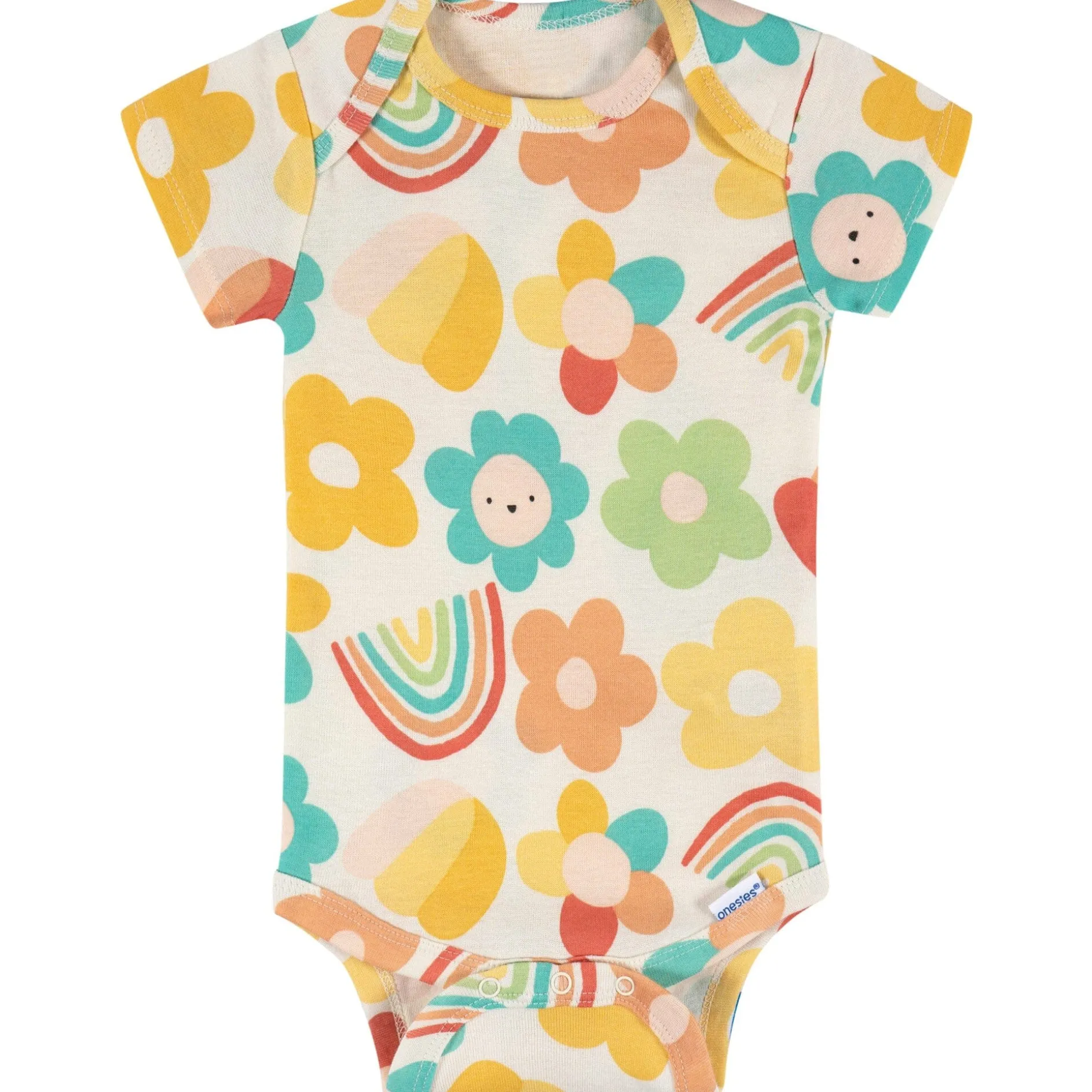 8-Pack Baby Girls Good Days Short Sleeve Onesies® Bodysuits