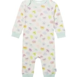 3-Pack Baby Girls Good Vibes Lap Shoulder Rompers