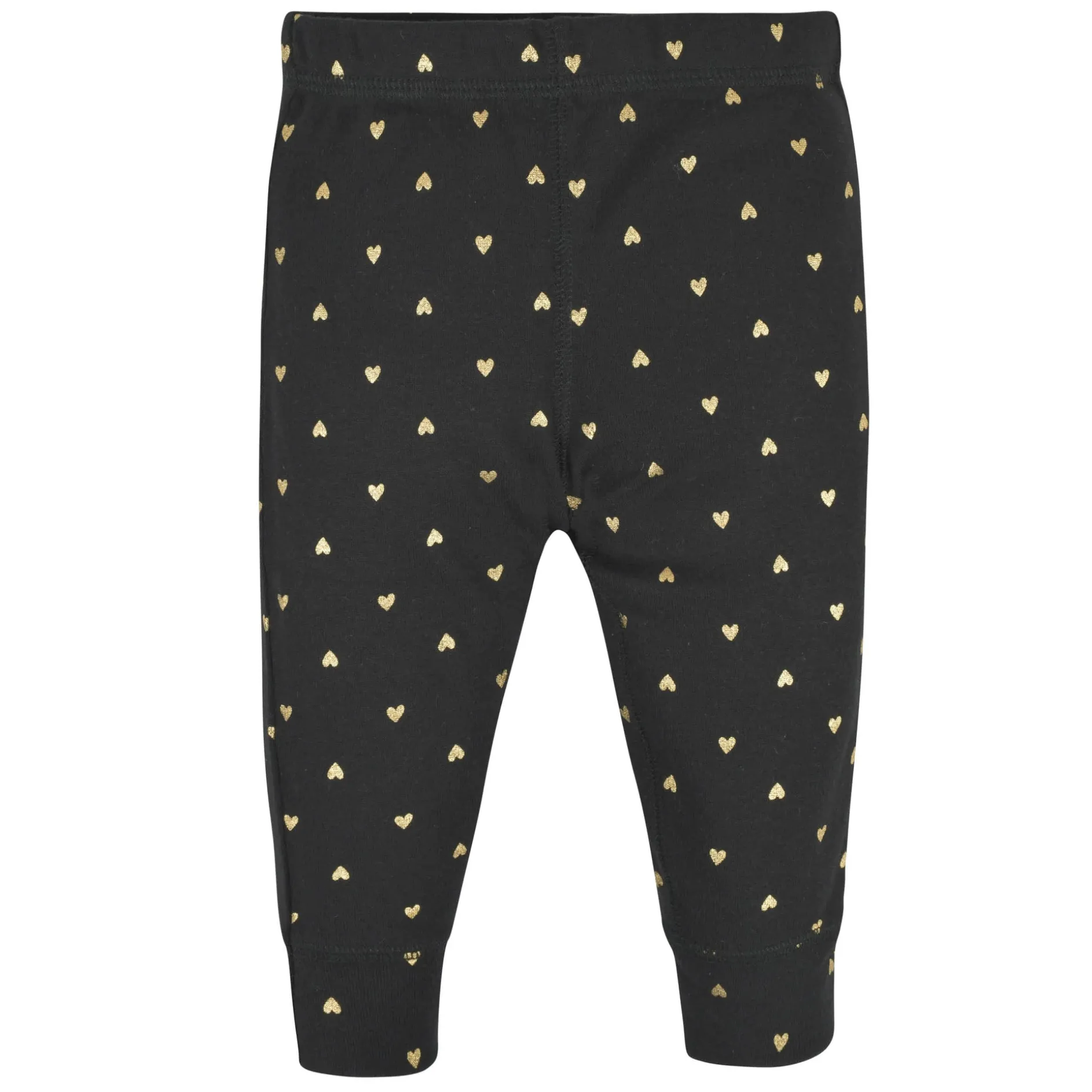 4-Pack Baby Girls Hearts Active Pants
