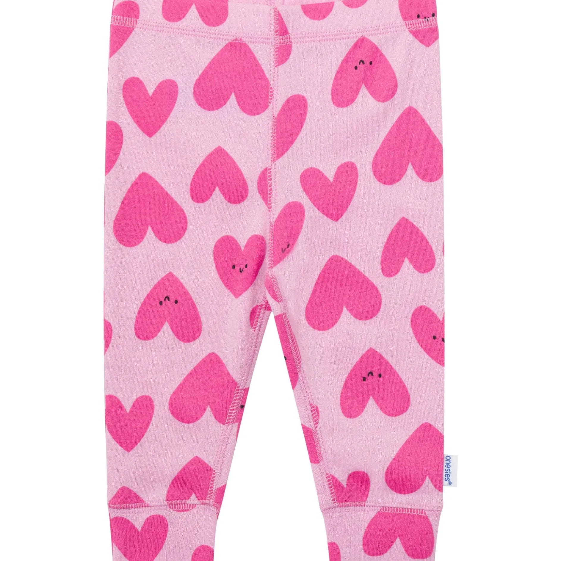 3-Pack Baby Girls Hearts Active Pants
