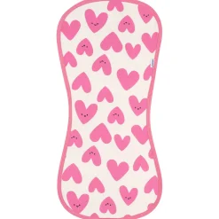 4-Pack Baby Girls Hearts & Flowers Burp Cloths